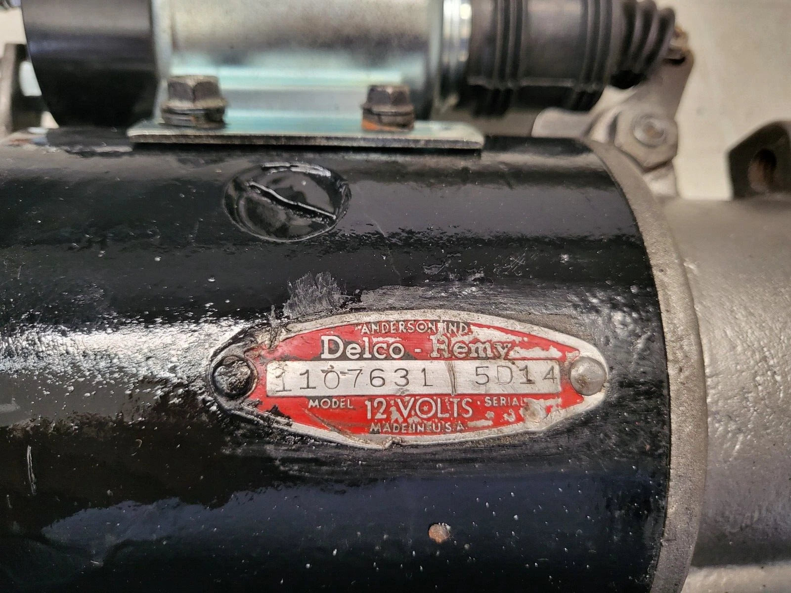 DELCO STARTER PONTIAC 1955 CATALINA, CHIEFTAIN, STAR CHIEF # 1107631 5D14