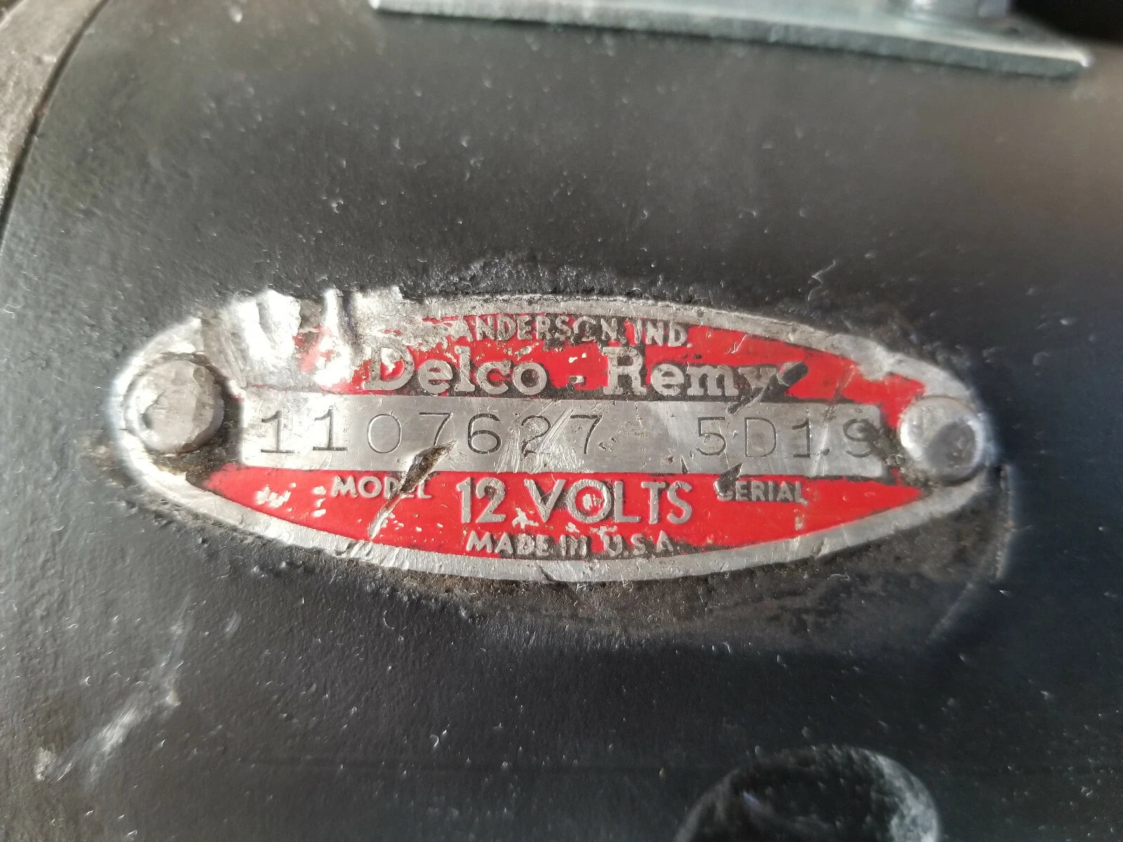 DELCO REMY RESTORED STARTER CHEVY TRUCKS 1956 # 1107627 5D19 CODE DATED