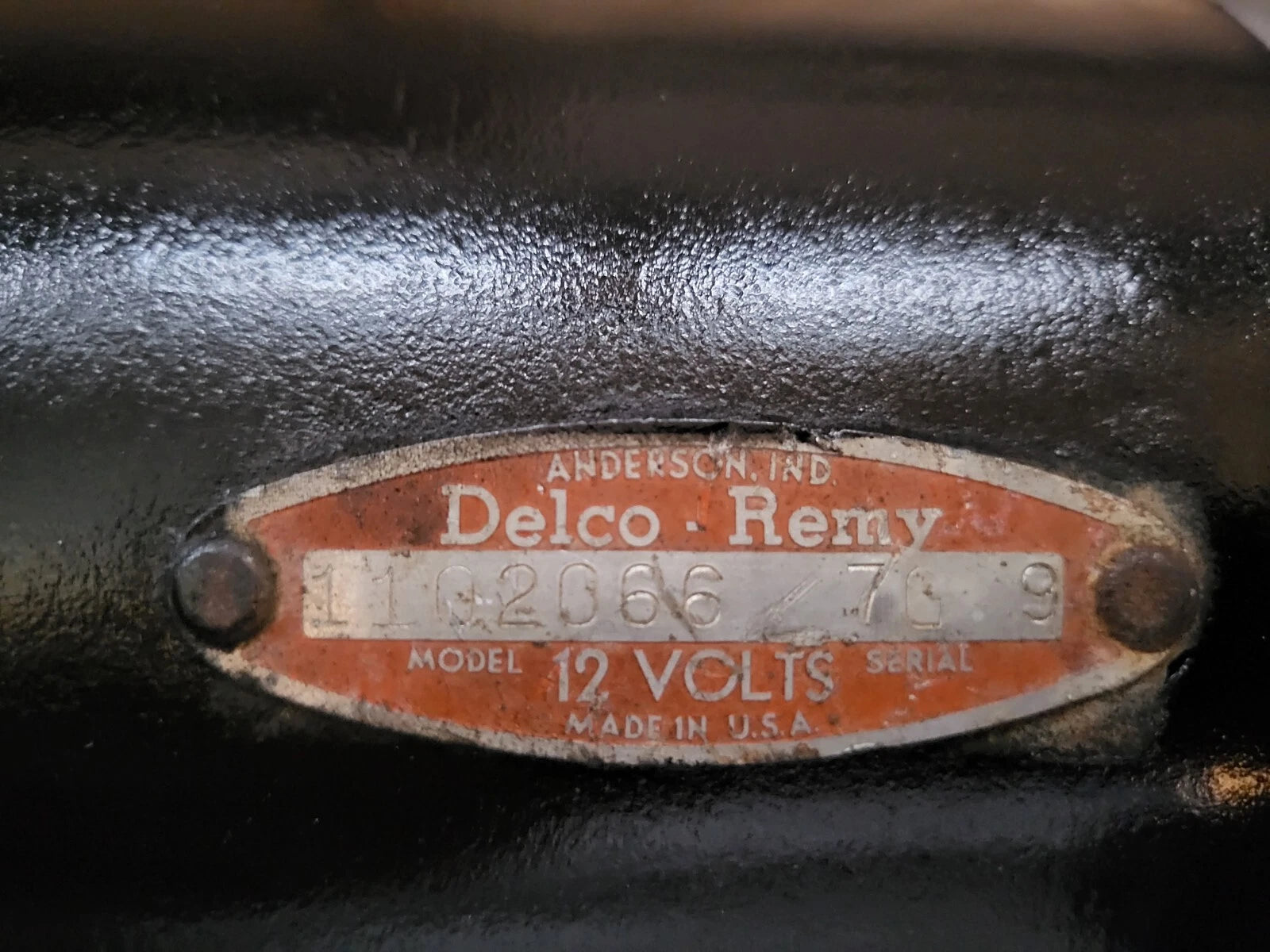 Delco Generator OEM TAG # 1102066 7G9 Date Coded Re-manufactured