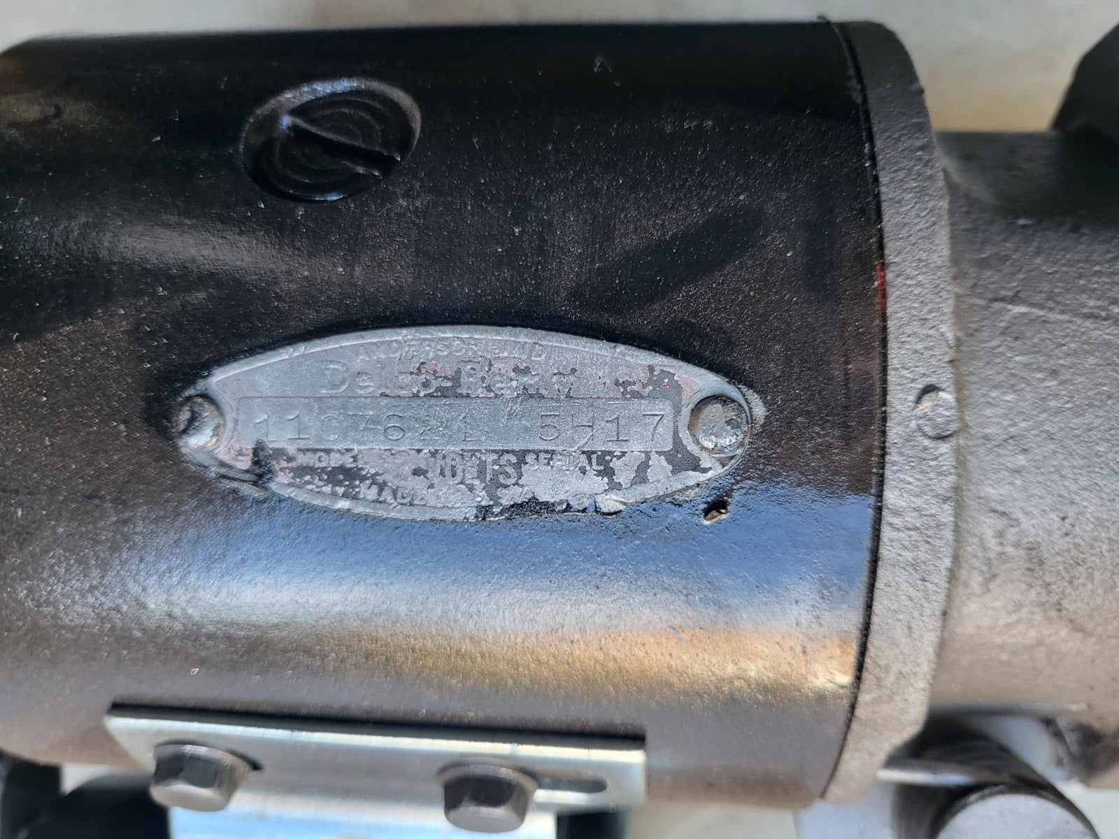 DELCO REMY STARTER BUICK 1956 ALL MODELS OEM # 1107621 5H17 DATE CODED