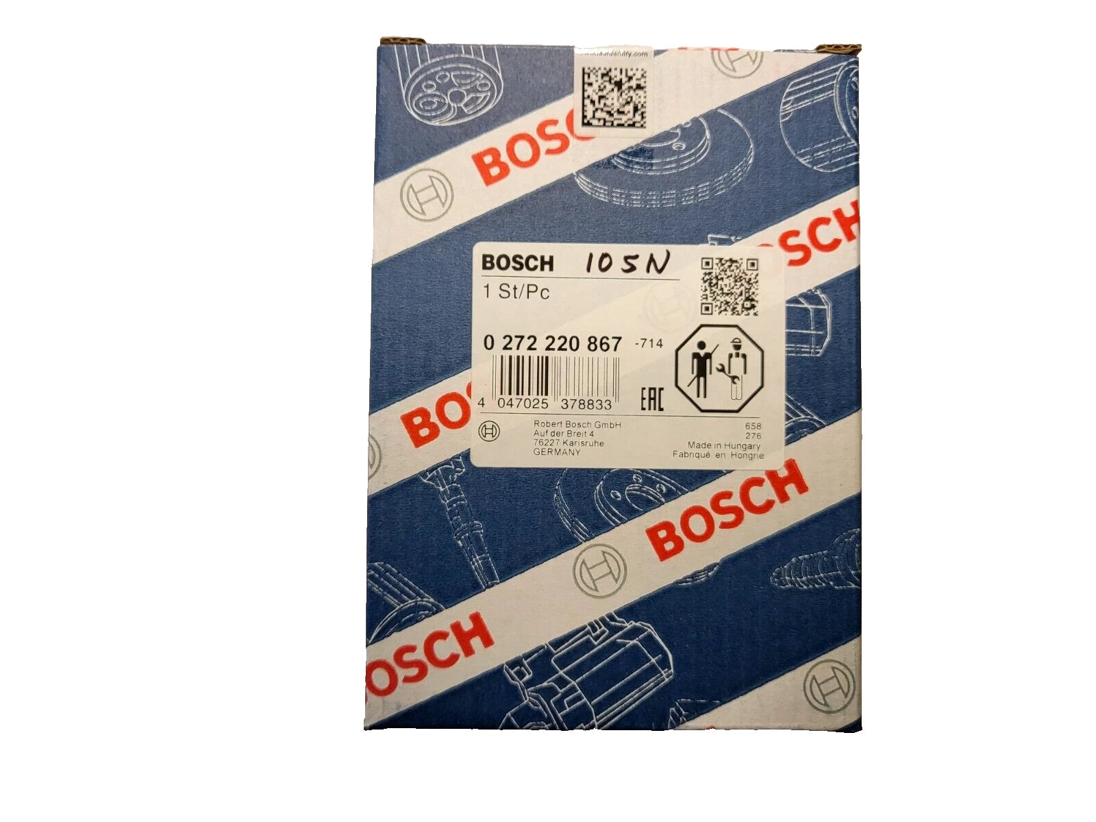 New Bosch OEM Voltage Regulator 0 272 220 867, W080-105N/JB67