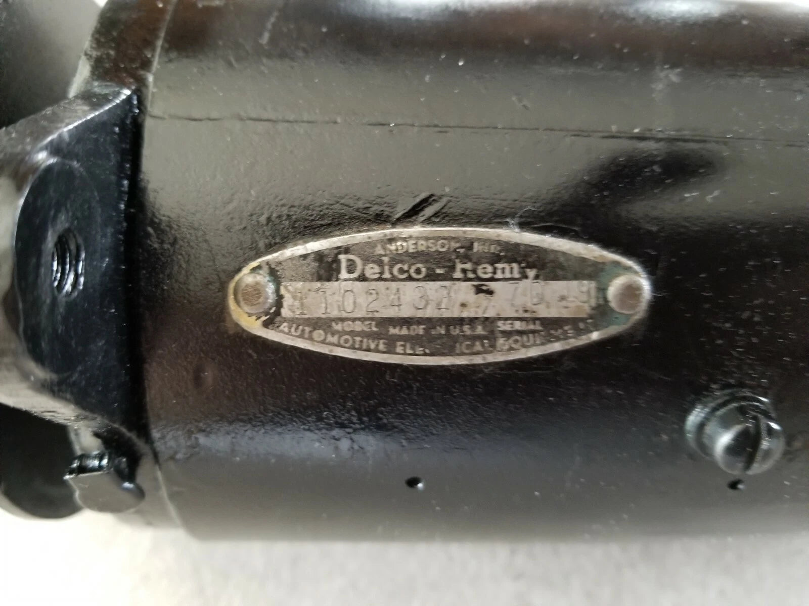 Restored Delco Generator OEM # 1102432 7D13 Daye Coded
