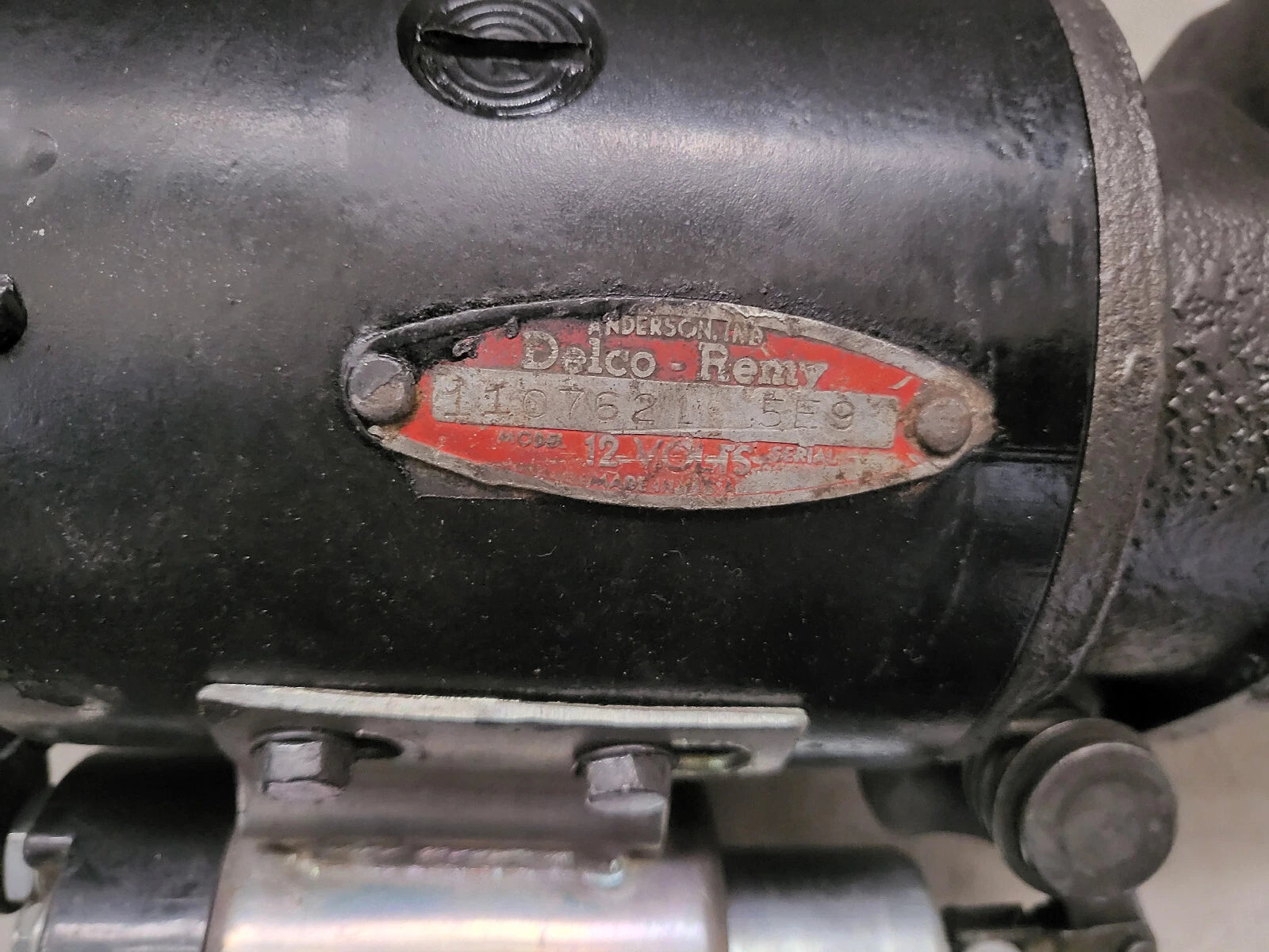 DELCO REMY STARTER BUICK 1954-1955 ALL MODELS OEM # 1107621 5E9 DATE CODED