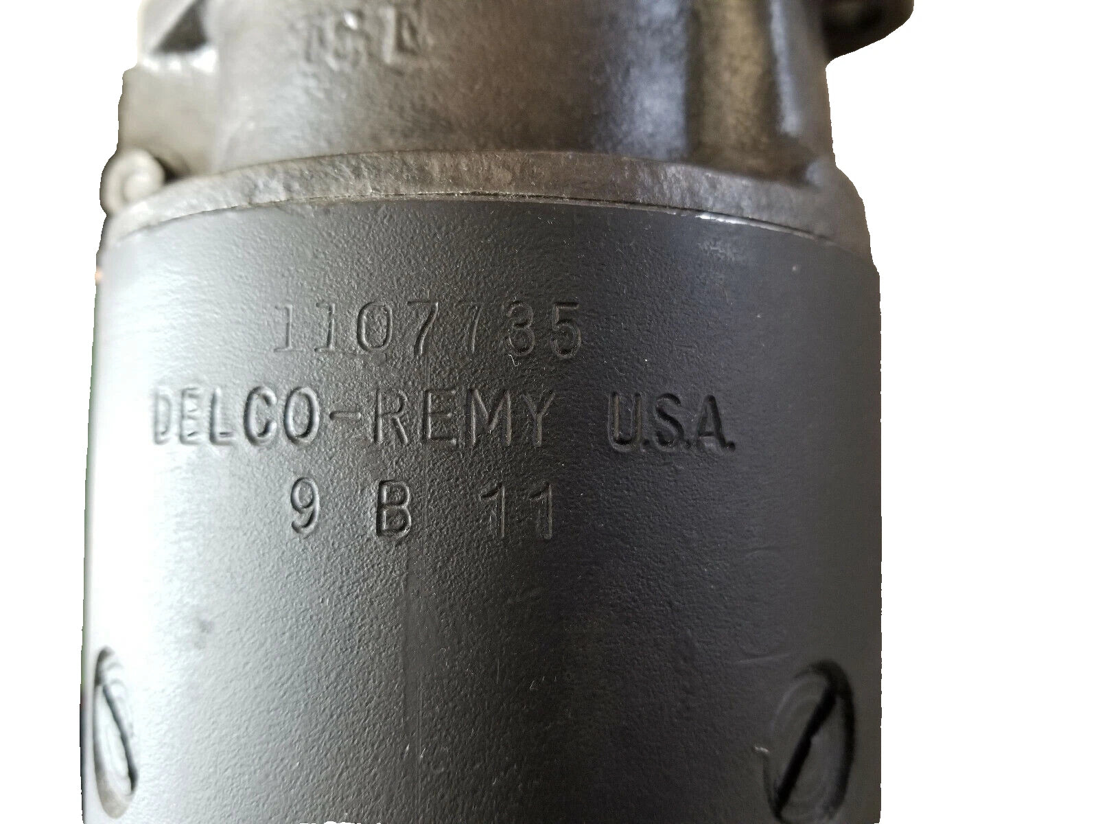 DELCO REMY STARTER PONTIAC 1959 w/A.T. # 1107735 9B11 DATE CODED