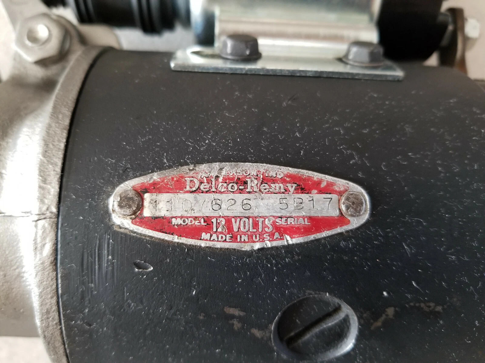 DELCO REMY RESTORED STARTER Chevy Trucks 1955-1956 # 1107626 5B17 DATE CODED
