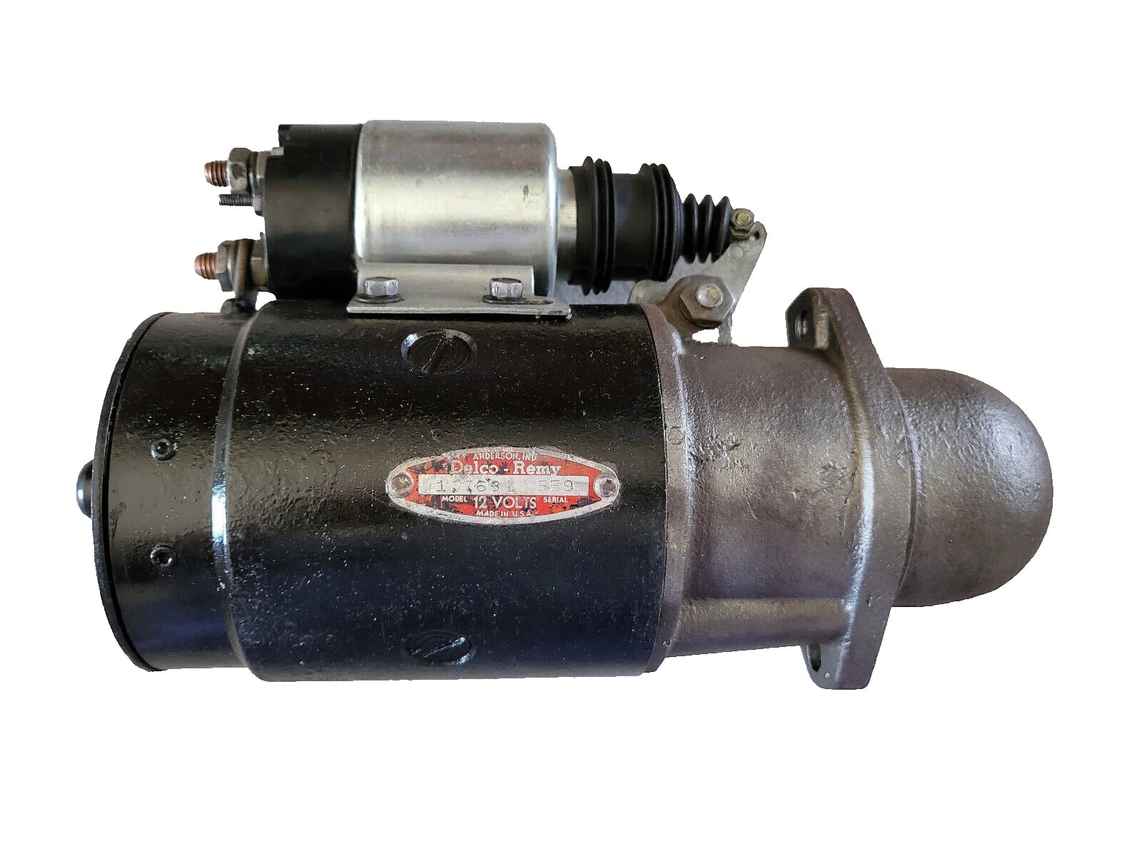 DELCO REMY STARTER PONTIAC TRUCKS 1955 8 CYL. # 1107631 5E9 DATE CODED