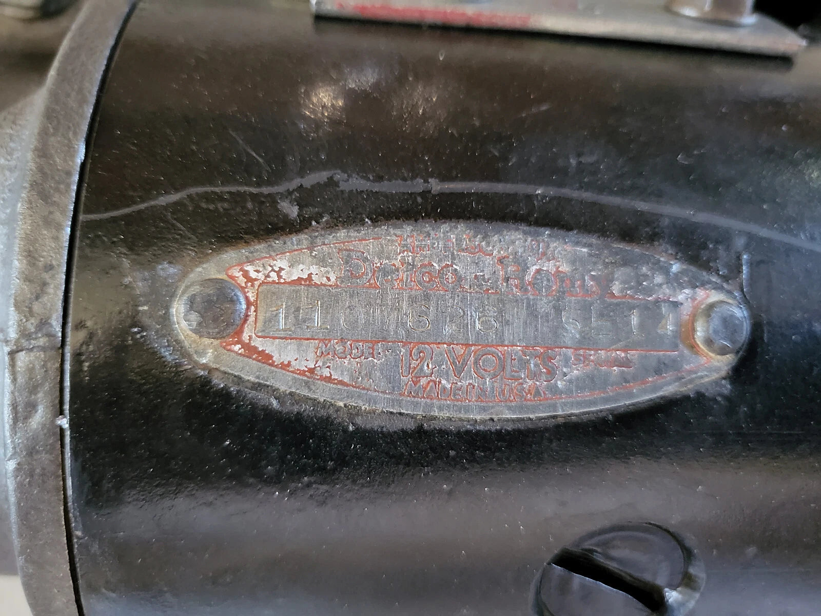 DELCO REMY STARTER CHEVROLTE TRUCKS 1955-1956 # 1107626 5E14 DATE CODED RE-MAN'D