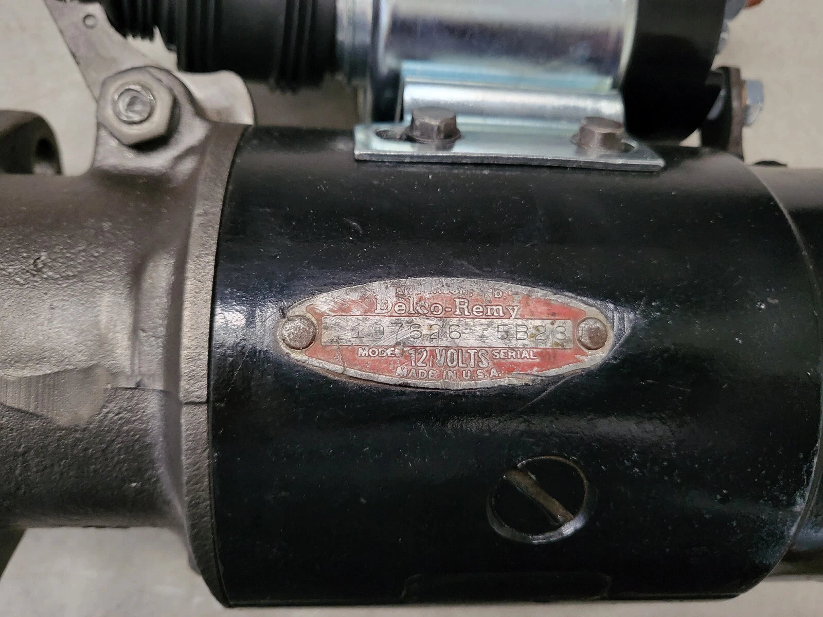 DELCO REMY RESTORED STARTER CHEVROLTE TRUCKS 1955-1956 # 1107626 5B23 DATE CODED
