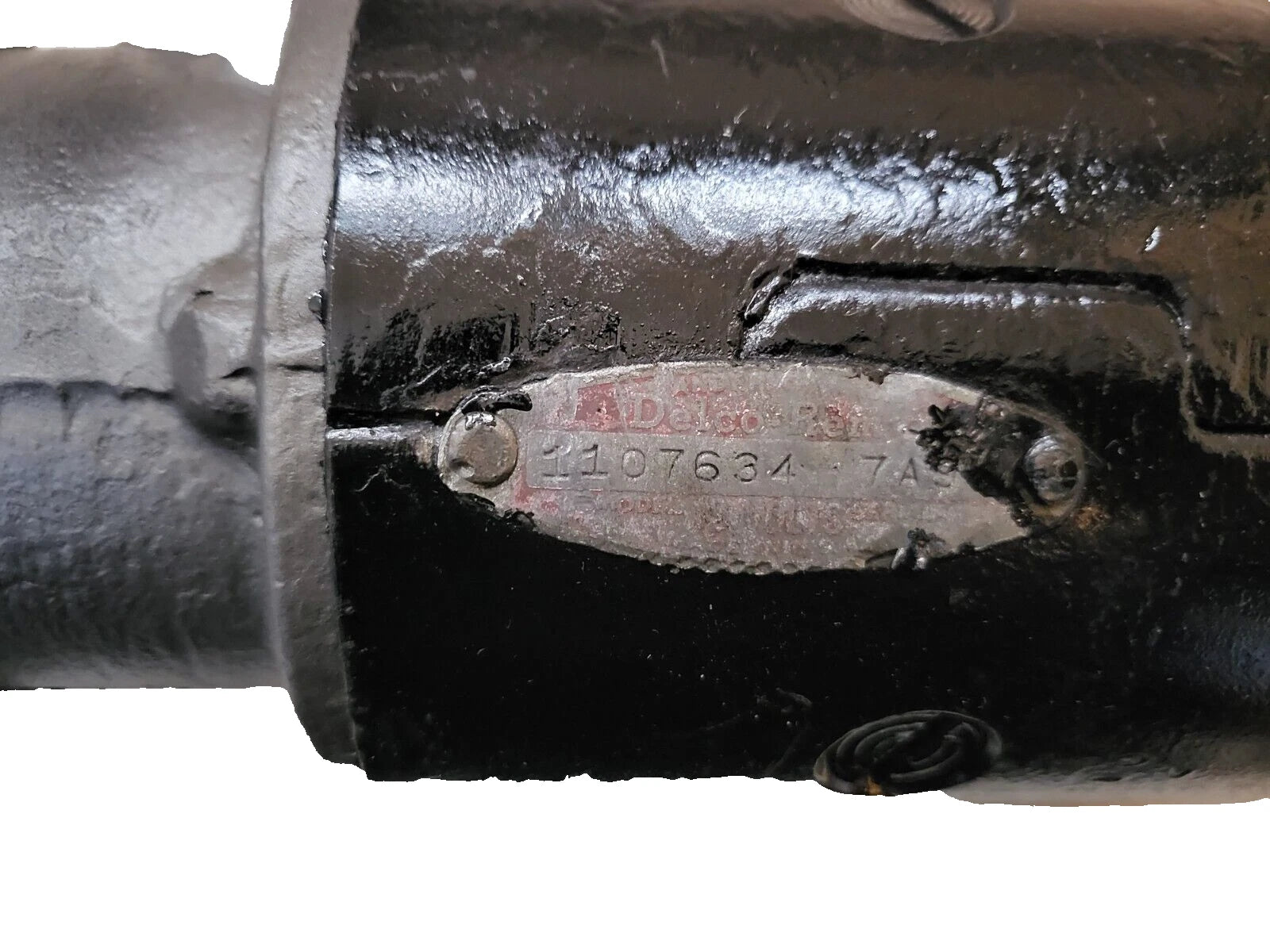 Delco Remy DD 12V Starter Tag # 1107634 7A9 Date Coded, Re-manufactured