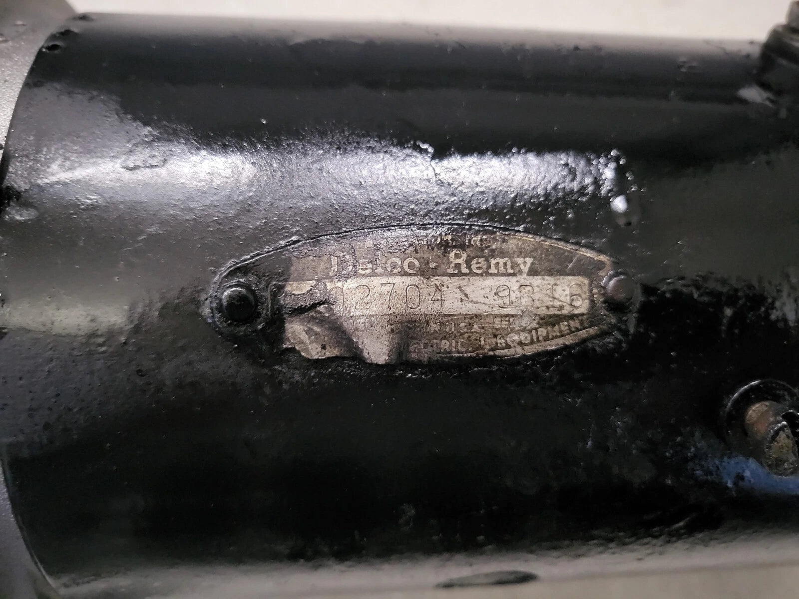 Restored Delco Remy Generator Tag # 1102704 9B18 Date Coded For Olds.1 ...