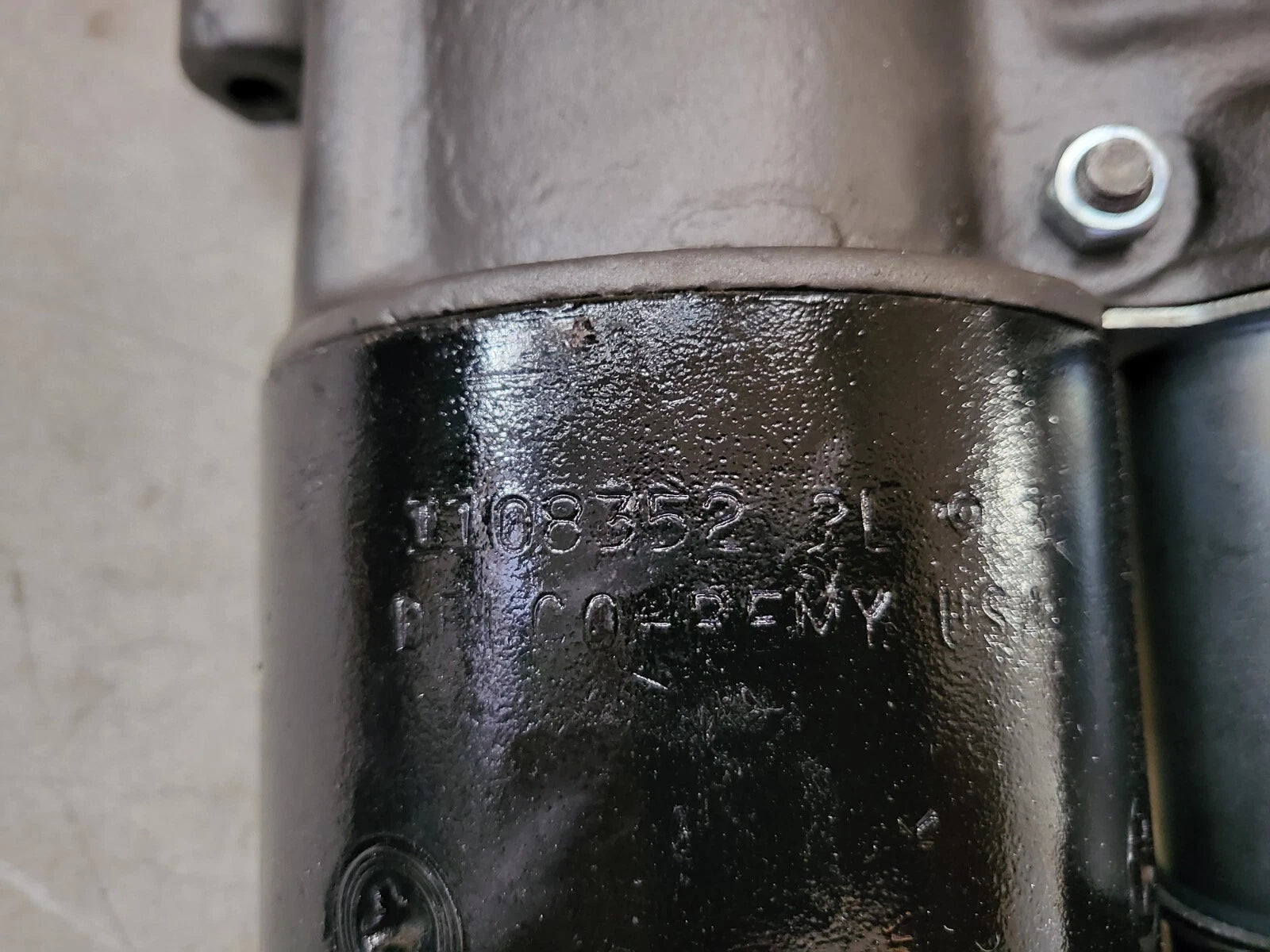 DELCO REMY STARTER CADI. ELDORADO, OLDS TORONADO 68-73 # 1108352 2L9 Re-man'd
