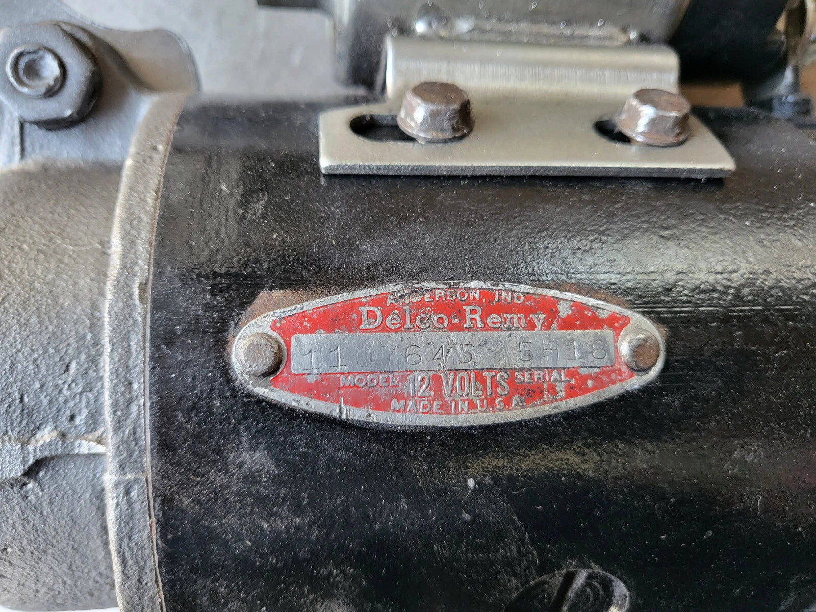 DELCO REMY STARTER CHEVY BEL AIR CORVETTE TRUCK # 1107645 5H18 CODE DATED