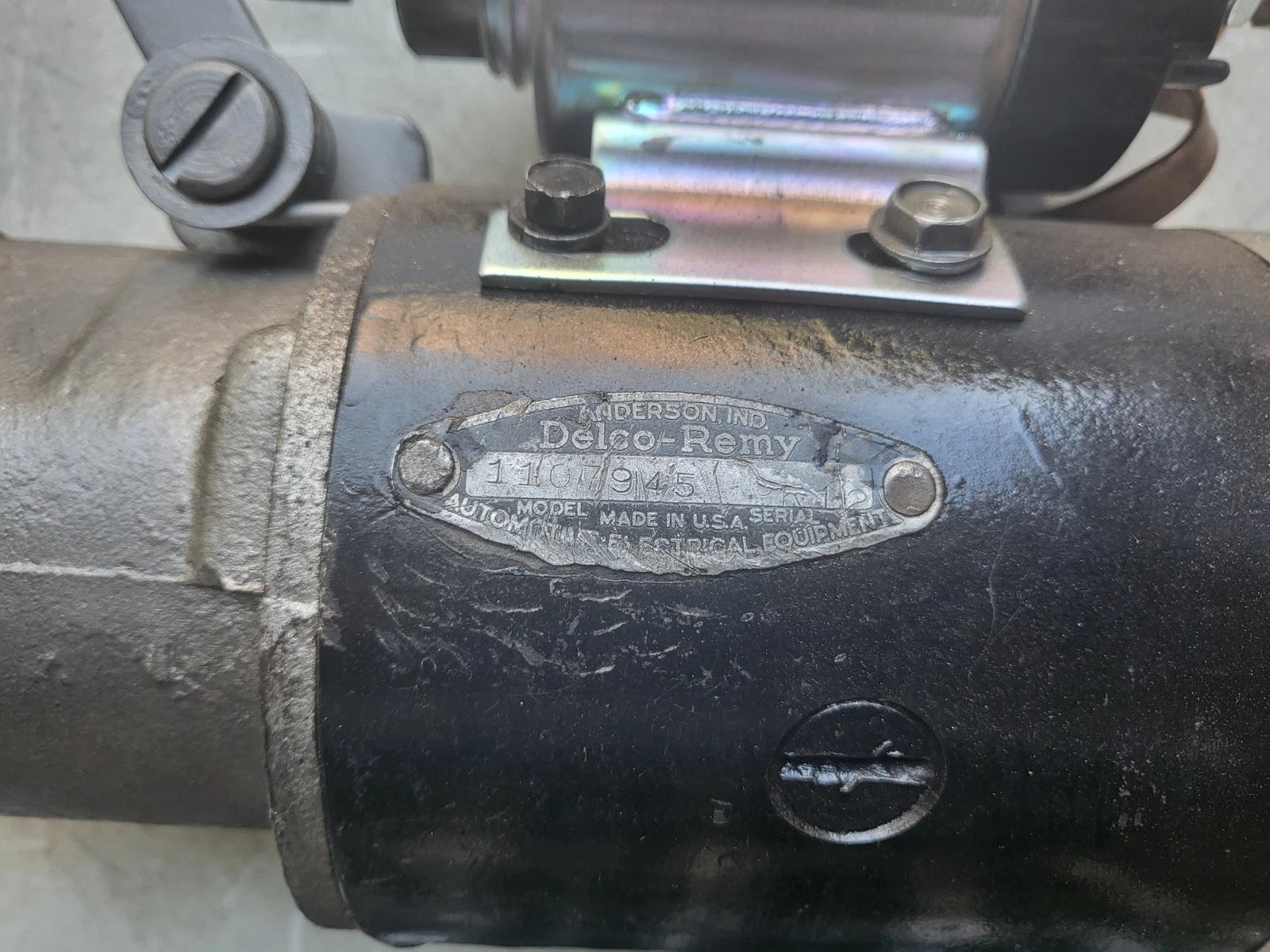 DELCO STARTER OEM # 1107945 9K12 Date Coded For Cadillac 1949 All Models