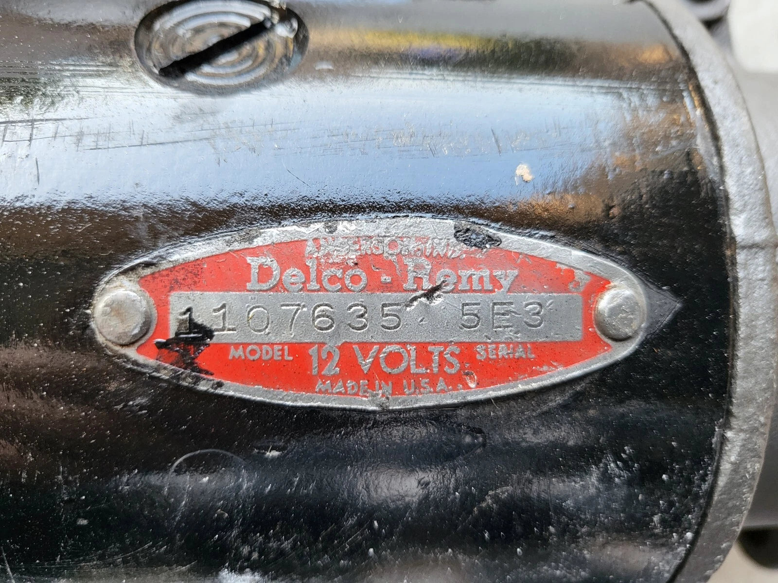 DELCO REMY STARTER FOR 1955-1956 PACKARD #1107635 5E3 Date Coded