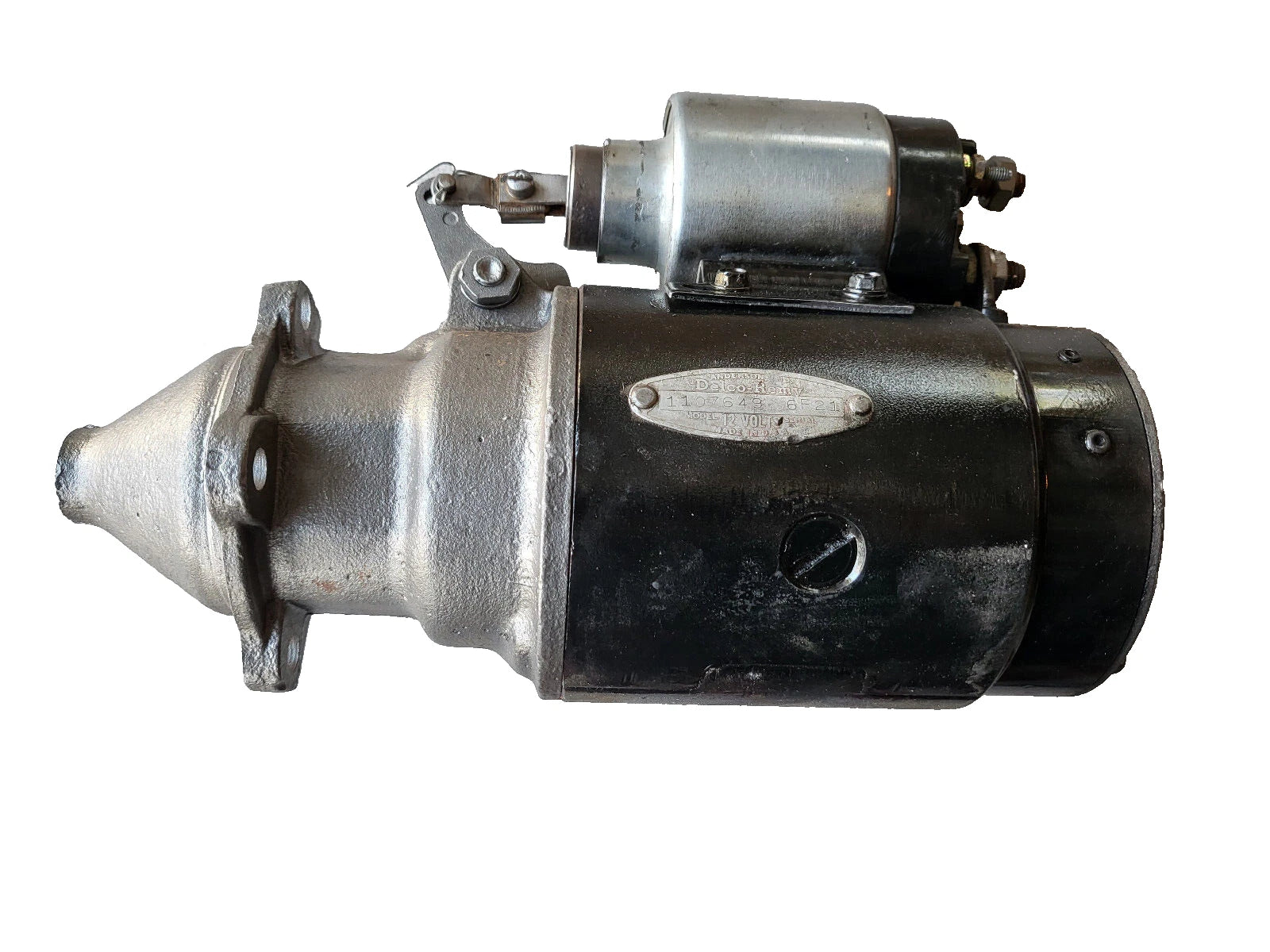 DELCO REMY STARTER CHEVY TRUCKS 1956 w/ A.T. # 1107649 6F21 CODE DATED RE-MAN'D