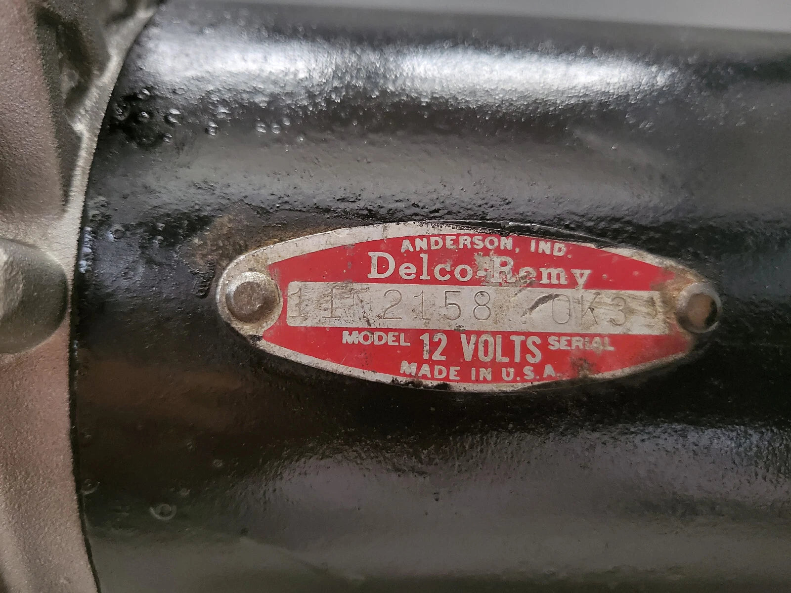 Delco Remy Generator OEM Tag # 1102158 0K3 Date Coded Re-manufactured