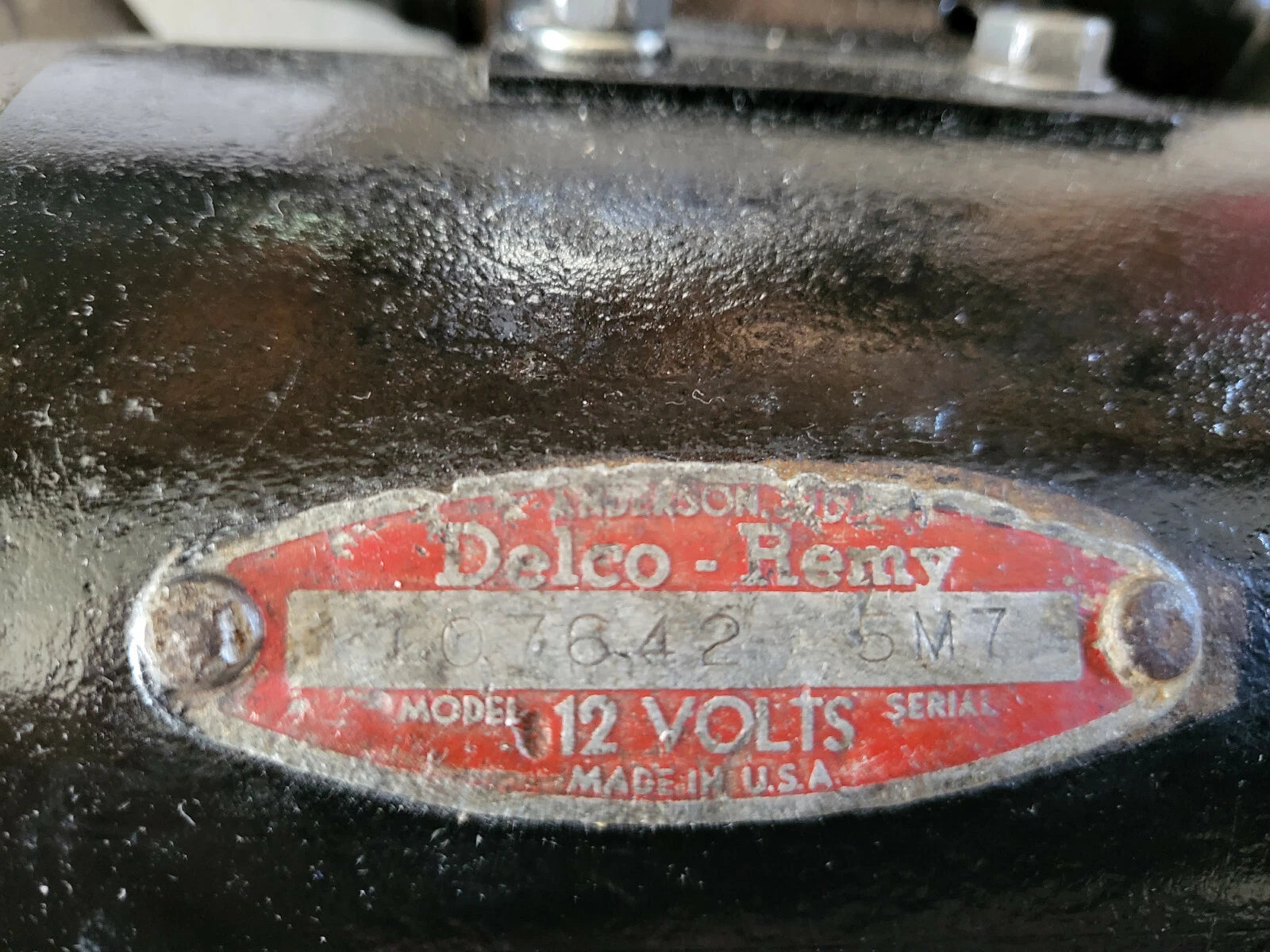 Delco Remy DD Starter # 1107642 5M7 Dated Coded For Calillac 1956 All Models