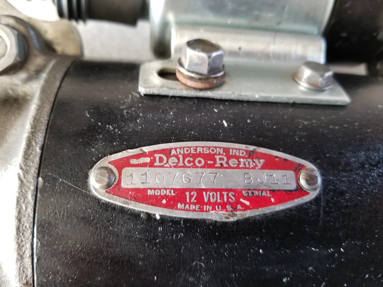 RESTORED DELCO SD300 DD STARTER OEM # 1107677 8J11 DATE CODED